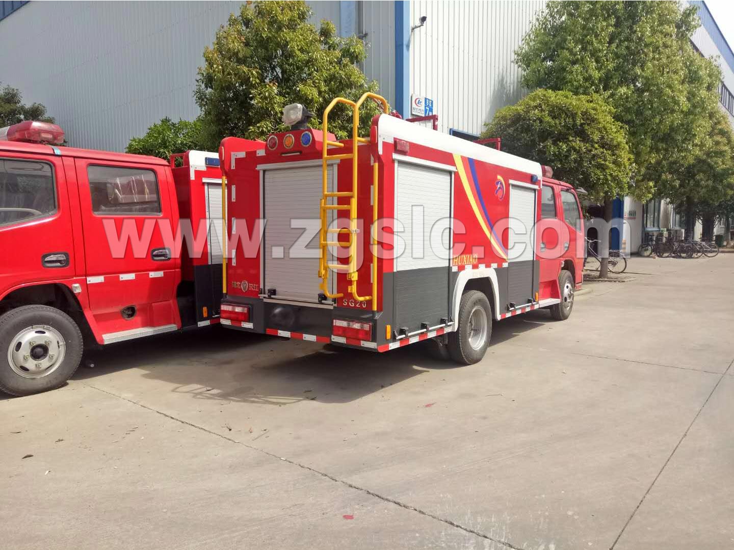 東風(fēng)凱普特雙排水罐消防車（國(guó)五）
